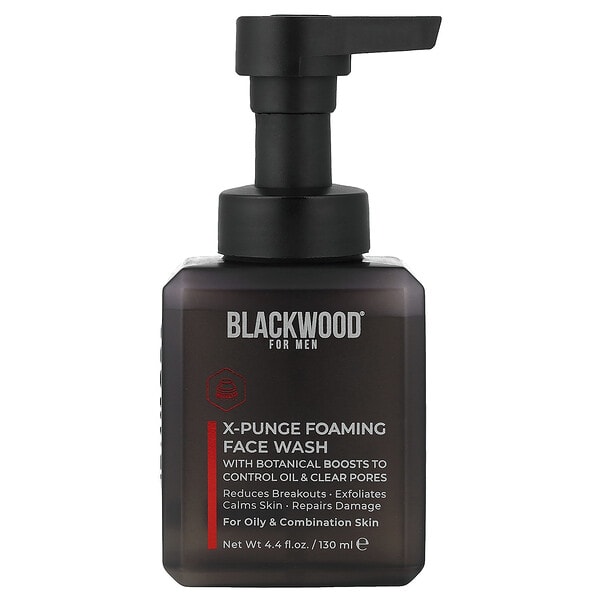 Blackwood For Men, X-Punge Foaming Face Wash, For Oily & Combination Skin, 4.4 fl oz (130 ml)