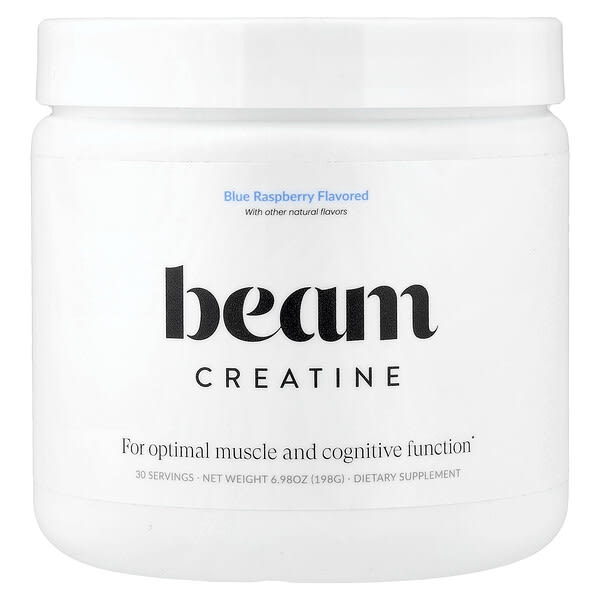 Beam, креатин, Blue бөөрөлзгөнө, 6.98 oz (198 g)
