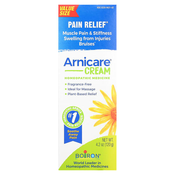 BoТөмөр, Arnicare Cream, Pain Relief, Fragrance-Free, 4.2 oz (120 g)