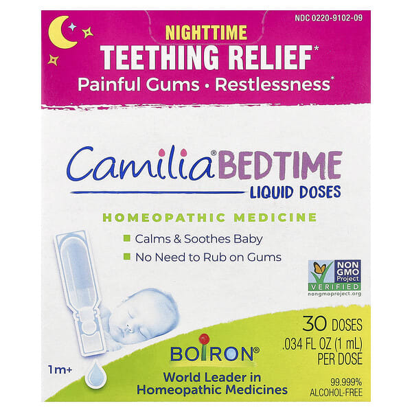 BoТөмөр, Camilia® Bedtime шингэн тун, 1 Month+, 30 тун, 0.034 fl oz (1 ml) тус бүр