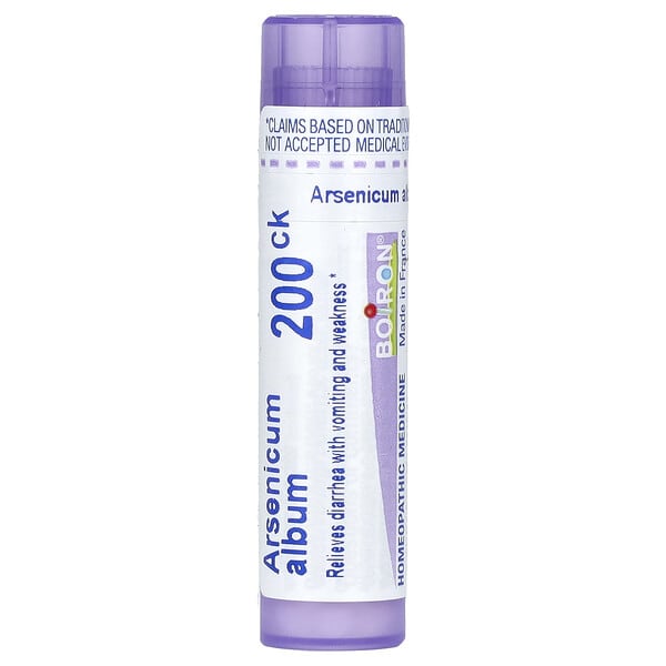 BoТөмөр, Arsenicum Album, 200CK, Food Poisoning Relief, Approx 80 Pellets