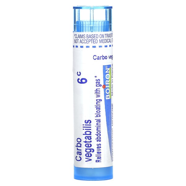 BoТөмөр, Carbo Vegetabilis, 6C, Bloat & Gas Relief, Approx 80 Pellets (Discontinued Item)