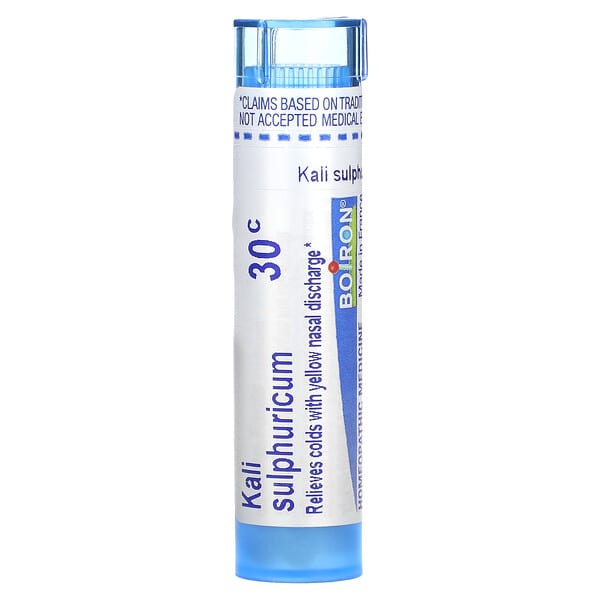 BoТөмөр, Kali Sulphuricum, 30C, Nasal Congestion Relief, Approx. 80 Pellets (Discontinued Item)