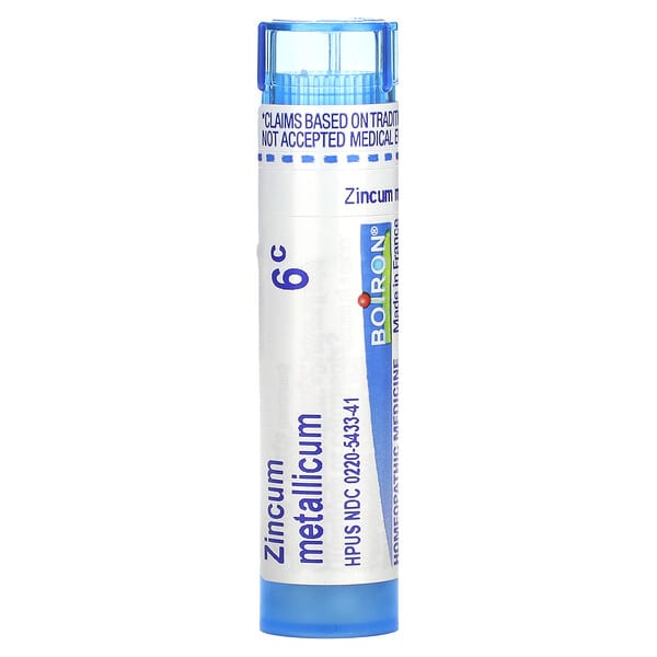 BoТөмөр, Цайрum Metallicum, 6C, Leg Cramps Relief, Approx 80 Pellets (Discontinued Item)