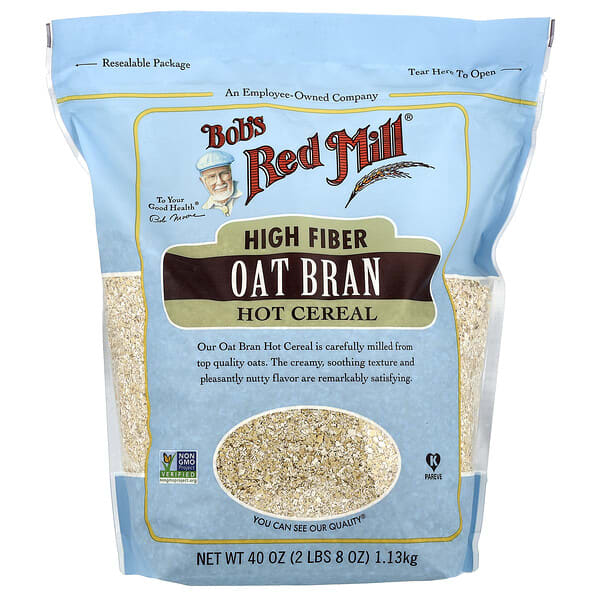 Bob's Red Mill, High Fiber Oat Bran Hot Cereal, 40 oz (1.13 kg)