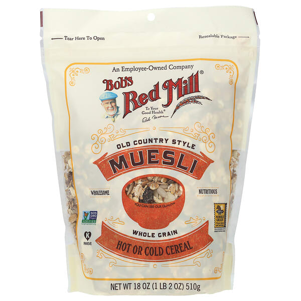 Bob's Red Mill, Old Country Style Muesli, бүтэн Grain, 18 oz (510 g)