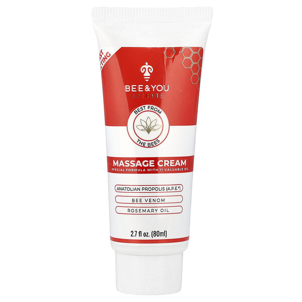 Bee & You, Massage Cream, 2.7 fl oz (80 ml)