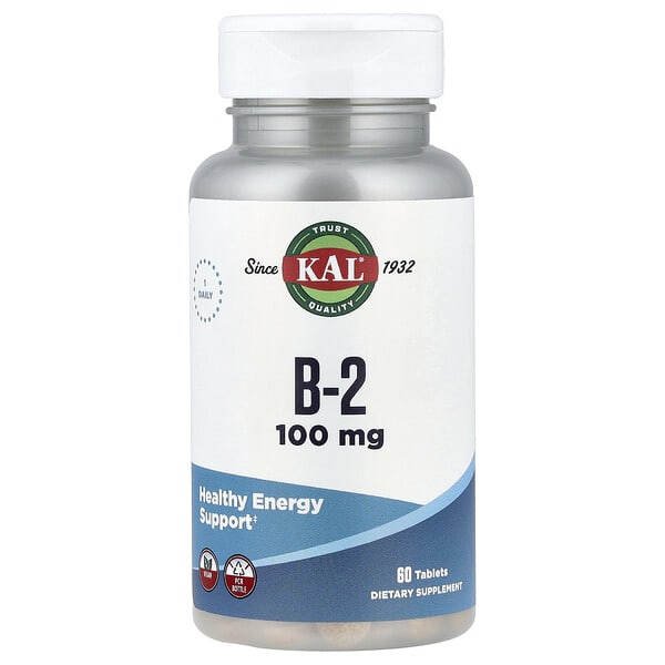 KAL, B-2, 100 мг, 60 шахмал (Discontinued Item)