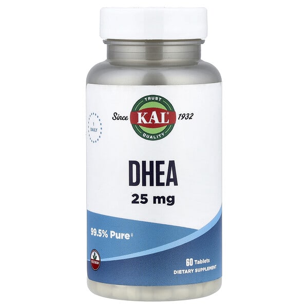 KAL, DHEA, 25 мг, 60 шахмал