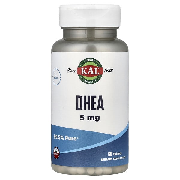 KAL, DHEA, 5 мг, 60 шахмал