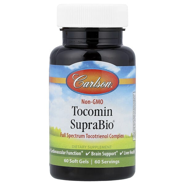 Carlson, Tocomin SupraBio®, 60 зөөлөн капсул