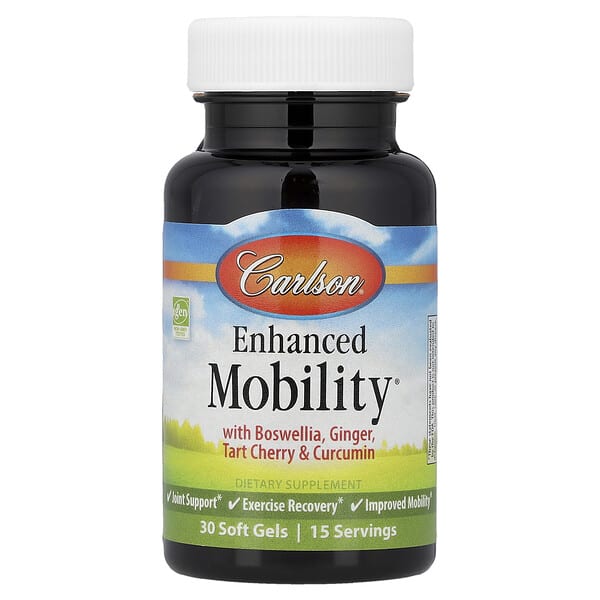 Carlson, Enhanced Mobility®, 30 зөөлөн капсул (Discontinued Item)