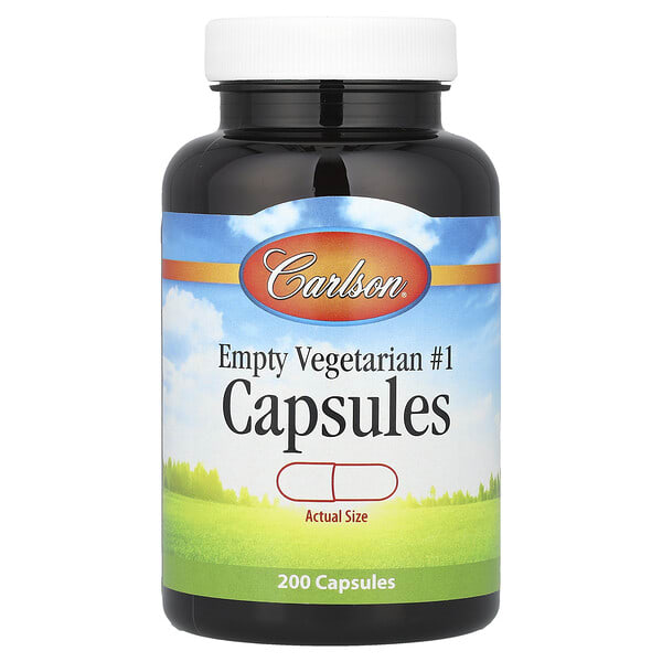 Carlson, Empty Vegetarian #1 капсул, 200 капсул