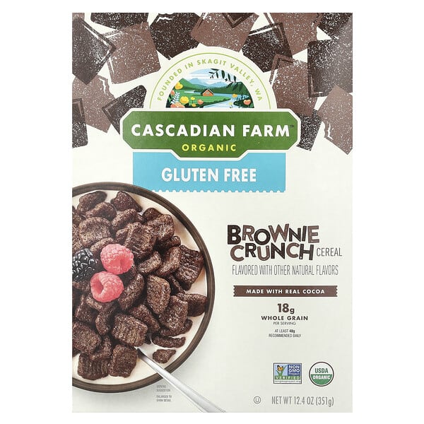 Cascadian Farm, Organic Brownie Crunch Cereal, 12.4 oz (351 g)