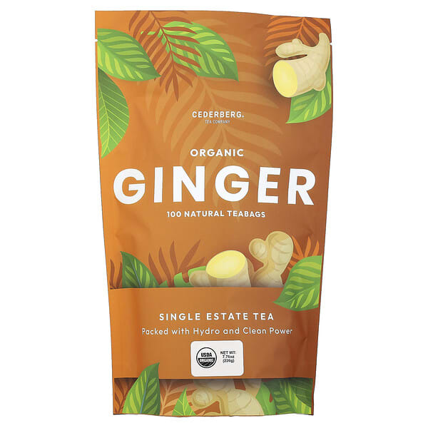 Cederberg Tea Co, органик цагаан гаа, Caffeine Free, 100 Natural Tea Bags, 7.76 oz (220 g)