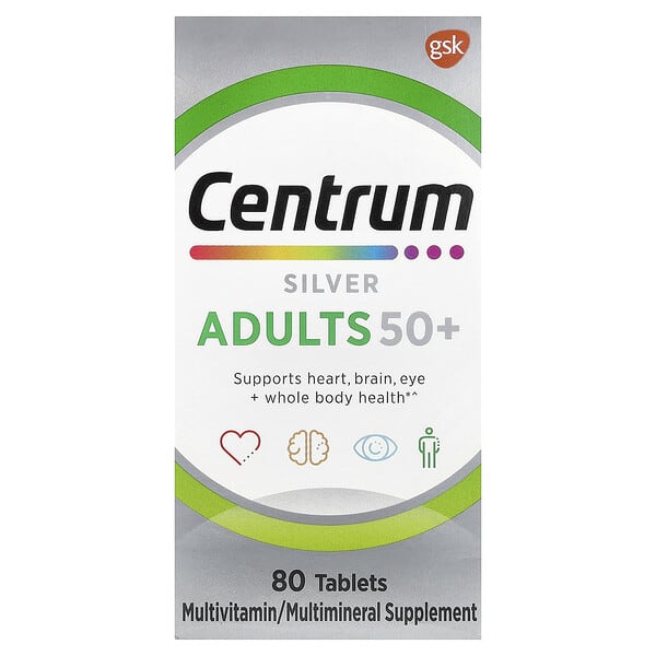 Centrum, Silver, Adults 50+, 80 шахмал