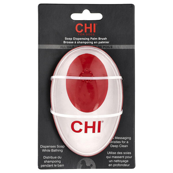 CHI for Dogs, Soap Dispensing Palm Brush, For Dogs, 1 ширхэг