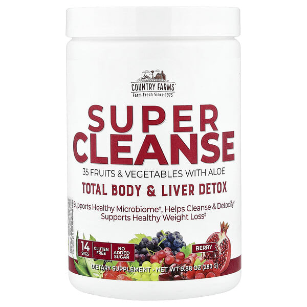 Country Farms, Super Cleanse, жимс, 9.88 oz (280 g)