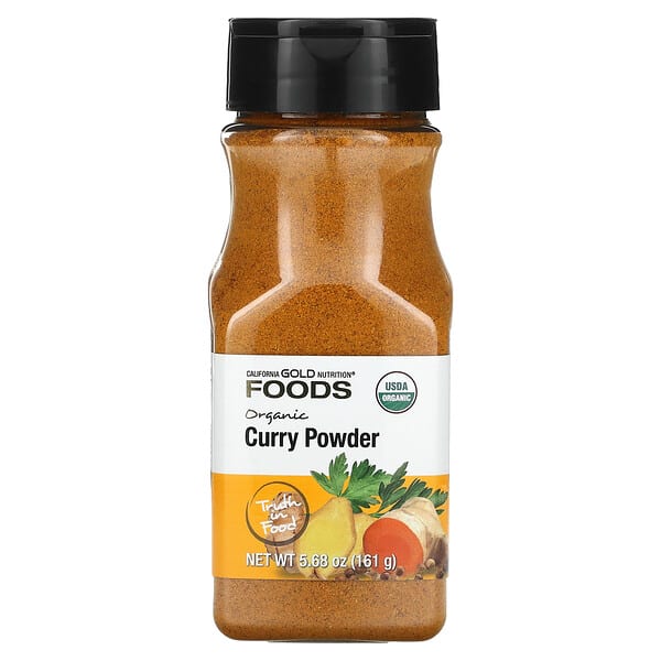 California Gold Nutrition, Foods, органик Curry нунтаг, 5.68 oz (161 g)