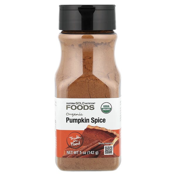 California Gold Nutrition, Foods, органик Pumpkin Spice, 5 oz (142 g)
