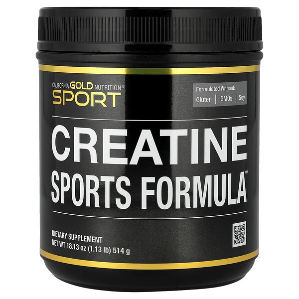 California Gold Nutrition, Sport, креатин Sports найрлага™, — амин хүчил холимог, Beta-Alanine, Beet Juice & Coconut, 1.13 lb (514 g)
