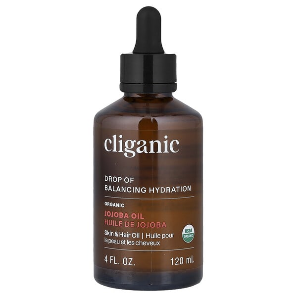 Cliganic, органик жожобагийн тос, For Oily & Combination Skin, 4 fl oz (120 ml)