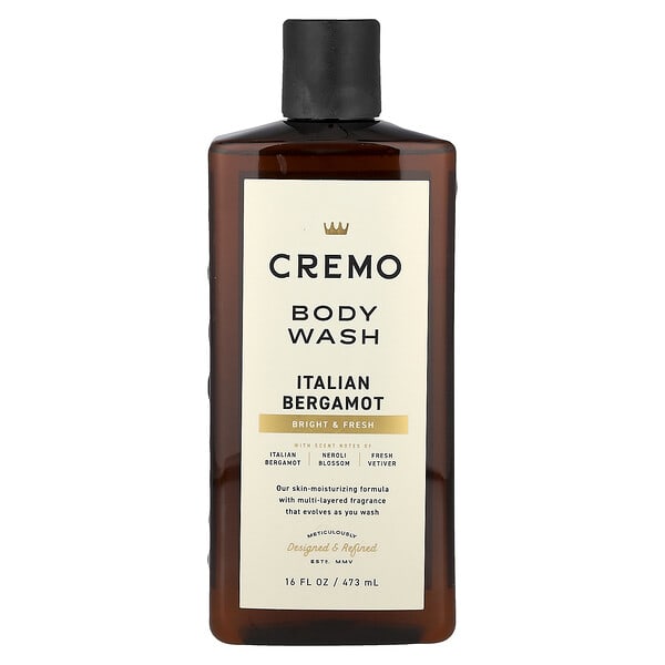 Cremo, Body Wash, Italian Bergamot, 16 fl oz (473 ml)