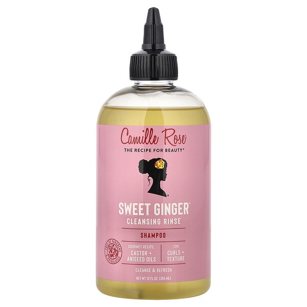 Camille Rose, Sweet Ginger™, Cleansing Rinse Shampoo, Castor & Aniseed Oil, 12 fl oz (355 ml)