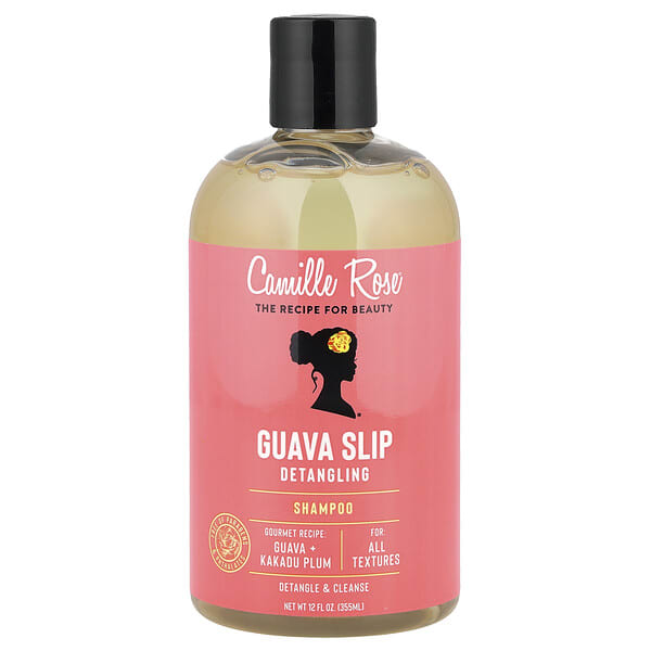 Camille Rose, Guava Slip Detangling, Shampoo, For All Textures, 12 fl oz (355 ml) (Discontinued Item)