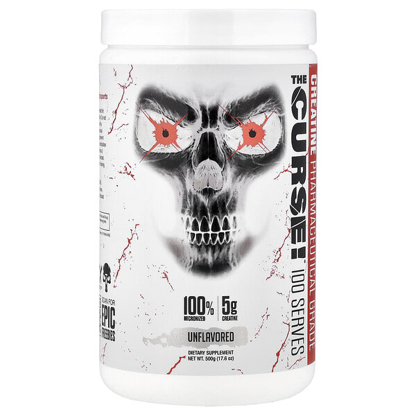 JNX Sports, The Curse!®, креатин, амтгүй, 17.6 oz (500 g)