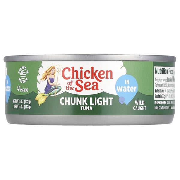 Chicken of the Sea, Chunk Light Tuna in Water, 5 oz (142 g) (Discontinued Item)