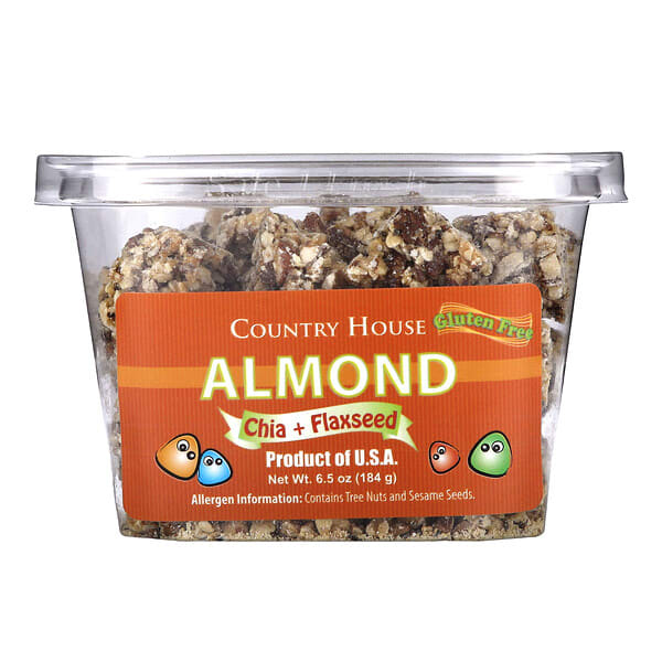 Country House, Almond, Chia + Flaxseed, 6.5 oz (184 g)