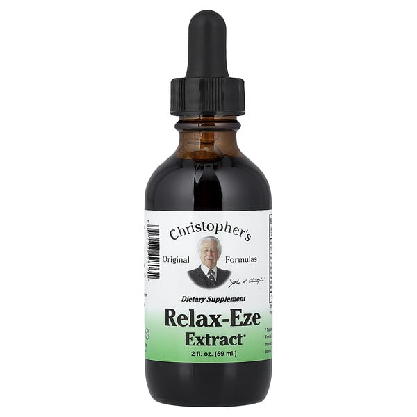 Christopher's Original Formulas, Relax-Eze Extract, 2 fl oz (59 ml)