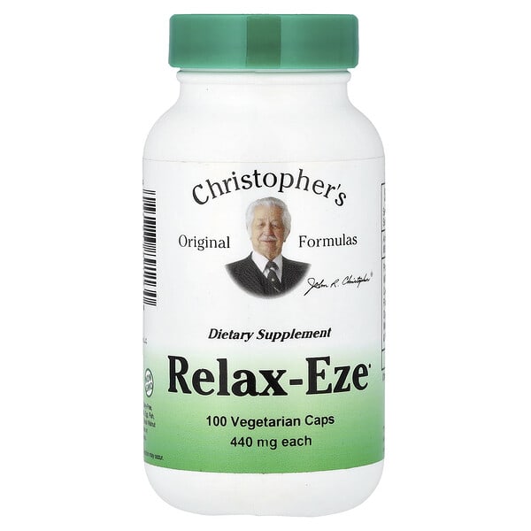 Christopher's Original Formulas, Relax-Eze, 100 Vegetarian Caps