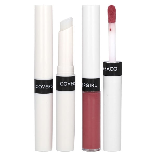 Covergirl, Outlast All-Day, Lip Color, 538 Wine To Five, 2 Piece Set (Discontinued Item)