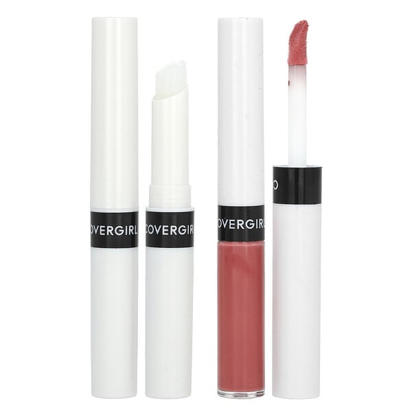 Covergirl, Outlast All-Day, Lip Color, Custom Nudes, 960 Universal Nude, 2 Piece Set (Discontinued Item)