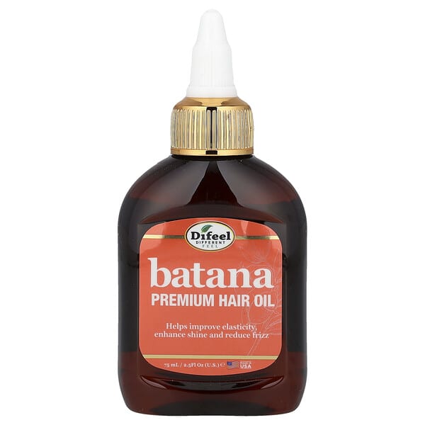 Difeel, Batana Premium Hair Oil, 2.5 fl oz (75 ml)