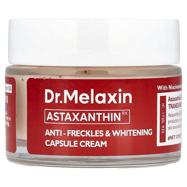 Dr.Melaxin, AstaxanthinRX, Anti-Freckles & Whitening Capsule Cream, 1.76 oz (50 g)