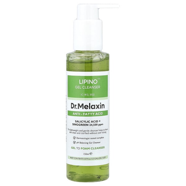 Dr.Melaxin, LipinoGel Cleanser, For Oily and Sensitive Skin, 5.07 fl oz (150 ml) (Discontinued Item)