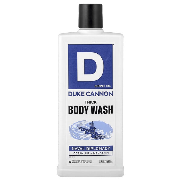 Duke Cannon Supply Co., Thick® Body Wash, Naval Diplomacy, 18 fl oz (532 ml)