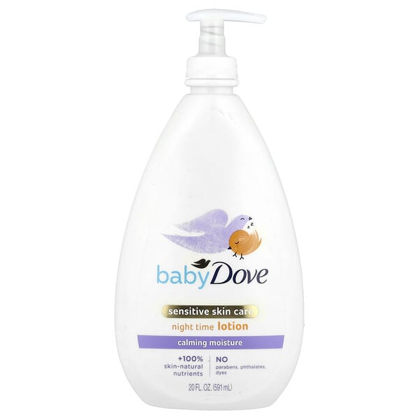 Dove, Нярайн, Sensitive Skin Care, Night Time Lotion, 20 fl oz (591 ml)