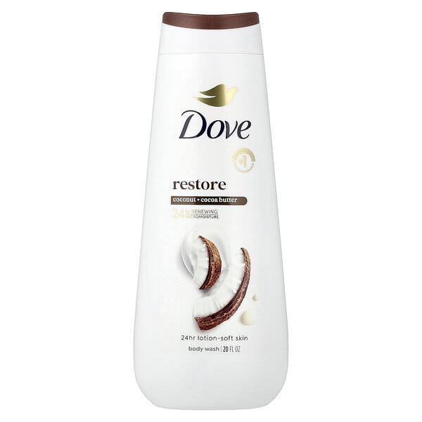 Dove, Restore Body Wash, Coconut + Cocoa Butter, 20 fl oz (591 ml)