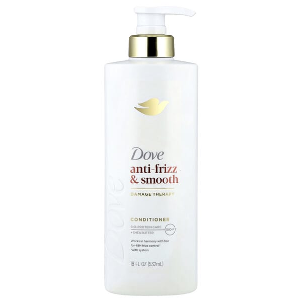 Dove, Anti-Frizz & Smooth, Conditioner, 18 fl oz (532 ml)