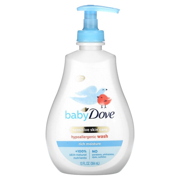 Dove, Нярайн, Hypoallergenic Wash, Rich Moisture, 13 fl oz (384 ml)