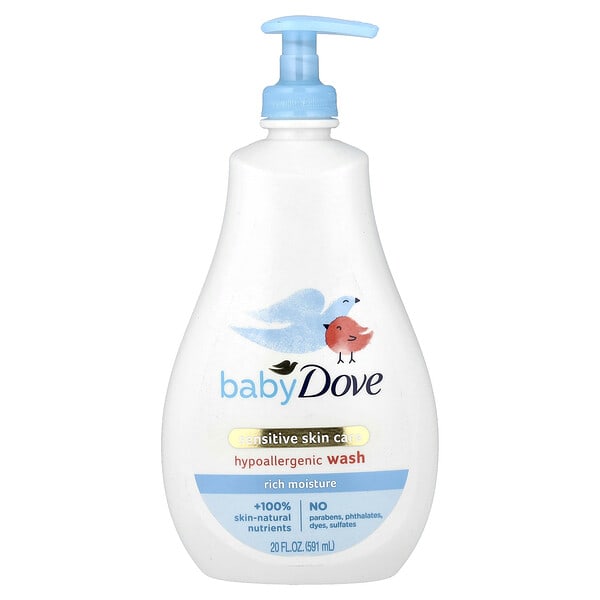 Dove, Нярайн, Sensitive Skin Care, Hypoallergenic Wash, Rich Moisture, 20 fl oz (591 ml)