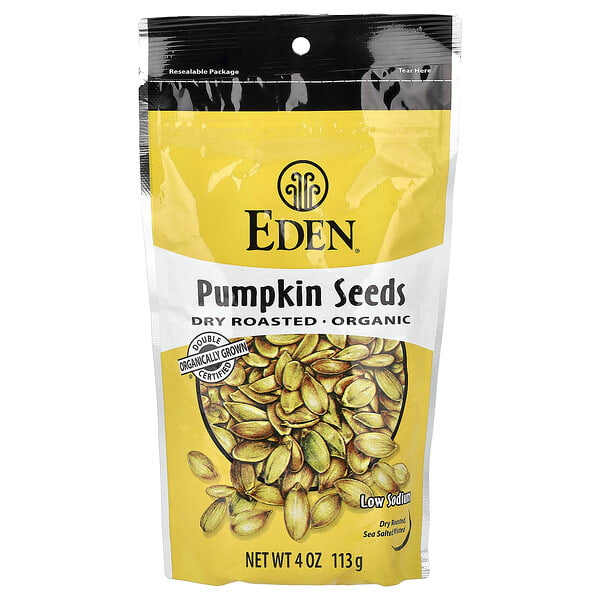 Eden Foods, органик Pumpkin үр, Dry Roasted, 4 oz (113 g)