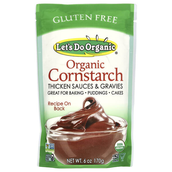 Let's Do Organic, Let's Do Organic, органик Cornstarch, Gluten Free, 6 oz (170 g)