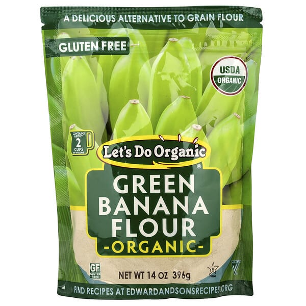 Let's Do Organic, Let's Do Organic®, Organic Green Banana Flour, 14 oz (396 g)