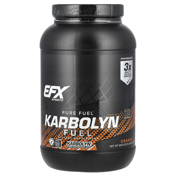 EFX Sports, Karbolyn® Fuel, Orange, 4 lb 4.8 oz (1, 950 g)