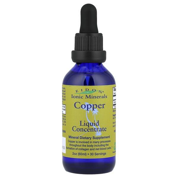 Eidon Ionic Minerals, Copper, Liquid Concentrate, 2 oz (60 ml)